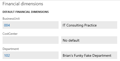 WRITING to Financial Dimensions (DefaultDimension) in X++ – Learning ...