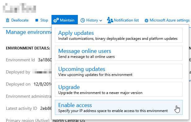 Configuring Remote Desktop (RDP) to a Dynamics 365 for Operations sandbox in Lifecycle&nbsp;Services