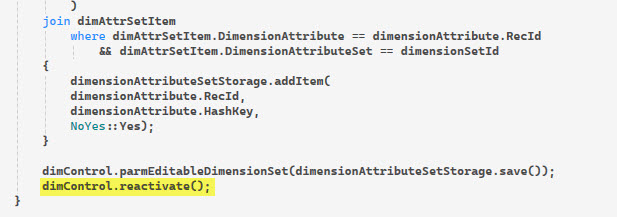 Disable editing of specific financial dimensions on form – with fix ...